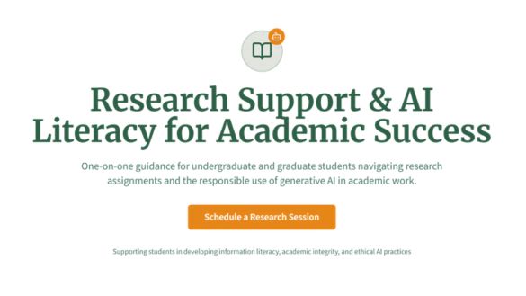 Research Support and AI Literacy Landing Page
