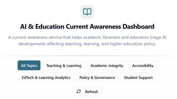 AI and Education Dashboard